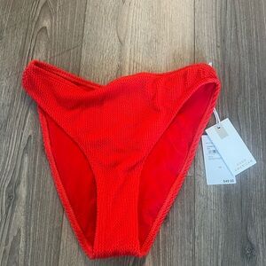Good American, Always Fits Good Waist Bottom, Color Bright Poppy,Size 1/2